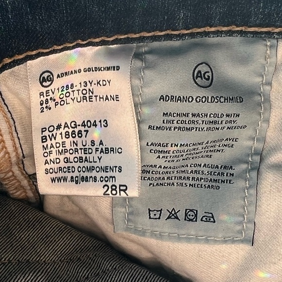 AG Adriano Goldschmied Super Skinny Distressed Leggings Size 28 Women’s - Picture 4 of 6